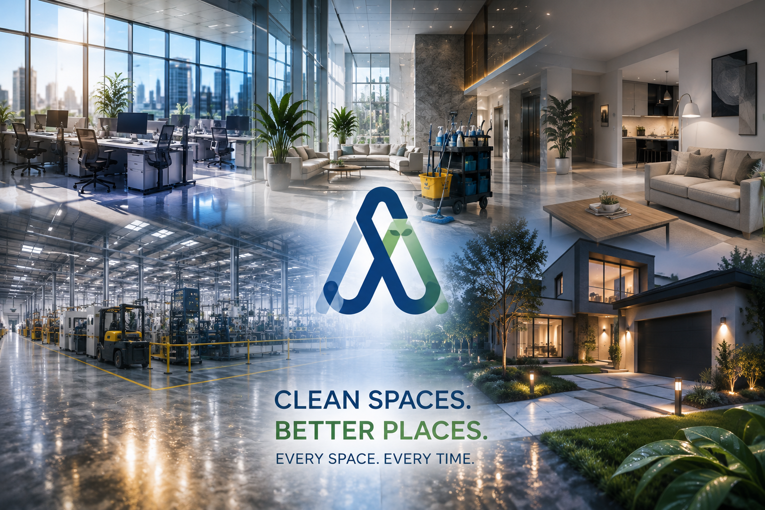 Professional cleaning and property maintenance for offices, buildings, factories, and homes